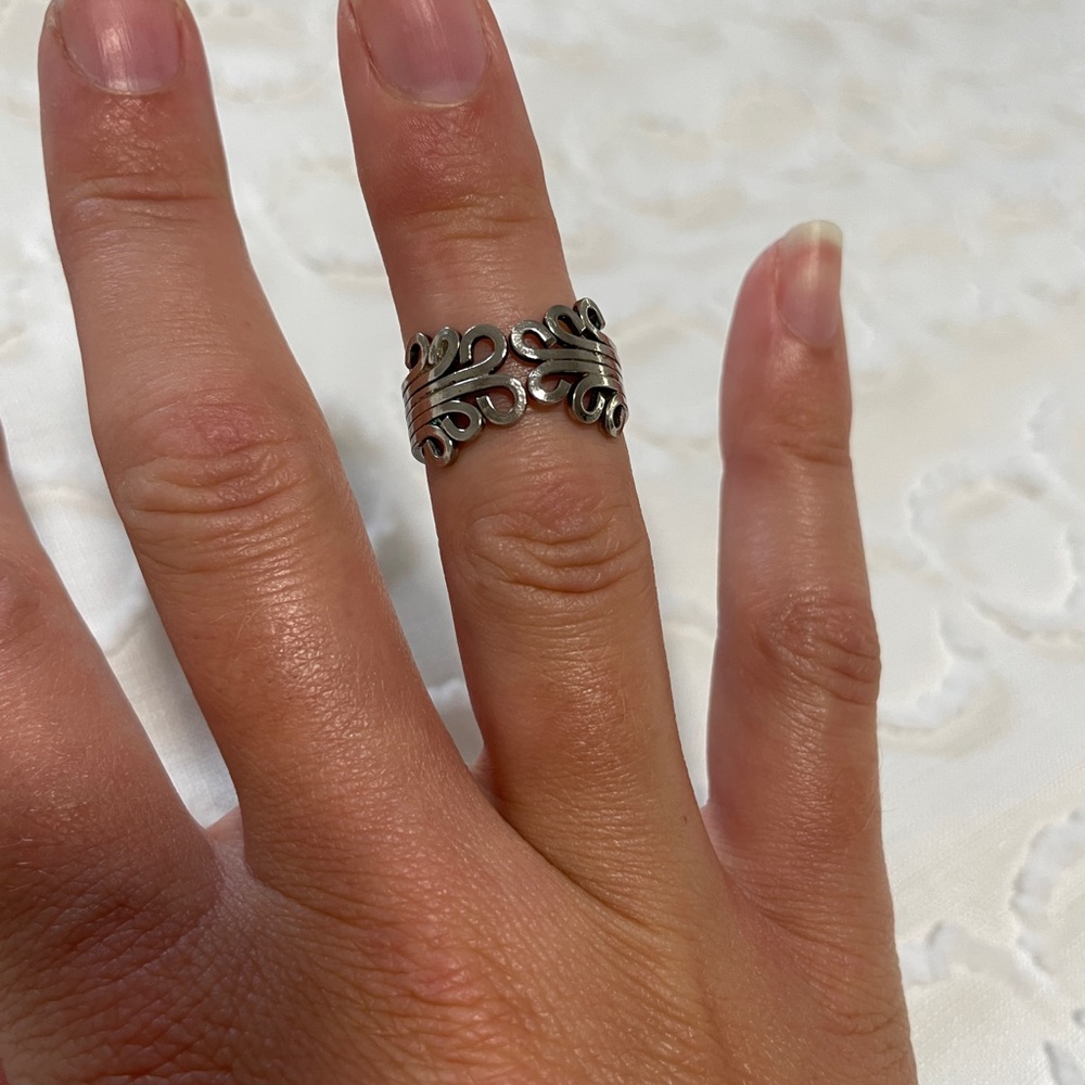 Art deco silver ring bundle - Picture 8 of 8